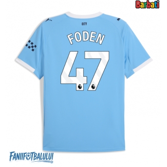 Manchester City Phil Foden #47 Tricou Fotbal Replică 2025-26 Barbati Acasa